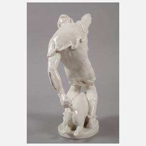 Schwarzburger Werkstätten "Eulenspiegel mit Schwein"