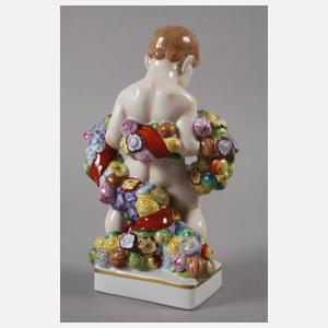 Schwarzburger Werkstätten "Putto mit Blumengirlande"