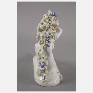 Volkstedt Knabe mit Blumengirlande