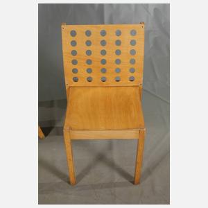 Sechs Stapelstühle Thonet