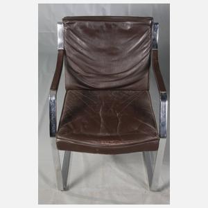 Paar Ledersessel Rudolf Glatzel