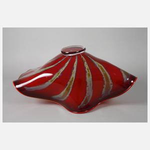 Murano übergroße Schale in Muschelform