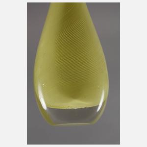 Murano Flasche mit Stopfen Mezza Filigrana,