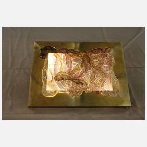 Murano große beleuchtete Wandapplikation