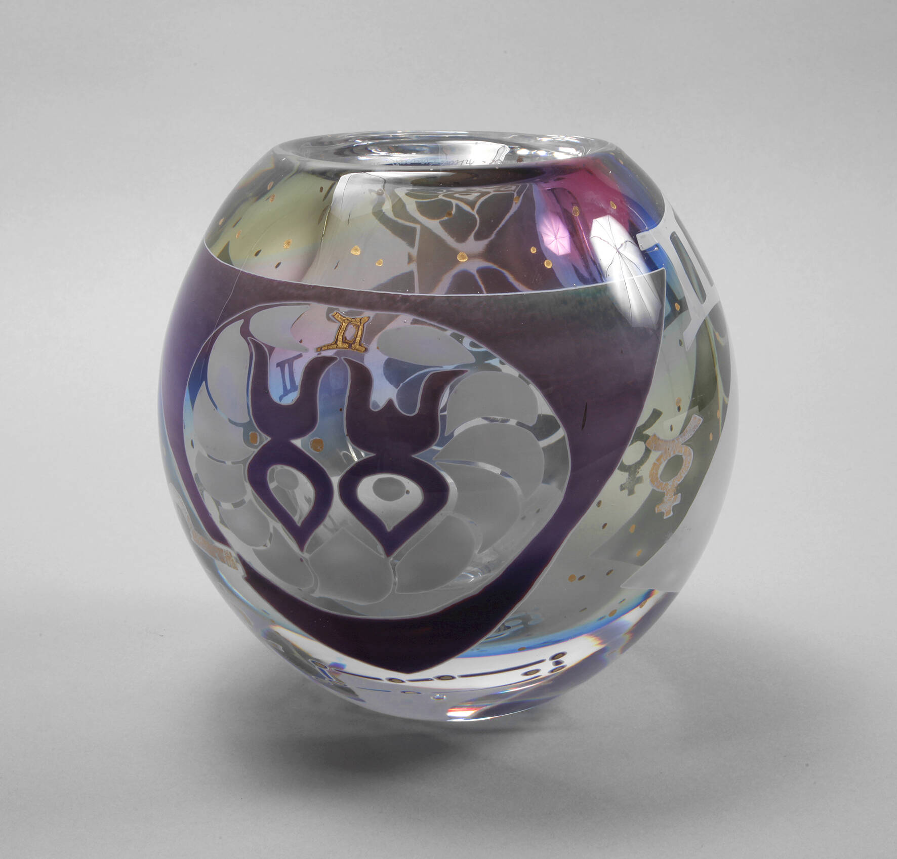 Sternzeichenvase Studio Glashyttan i Åhus