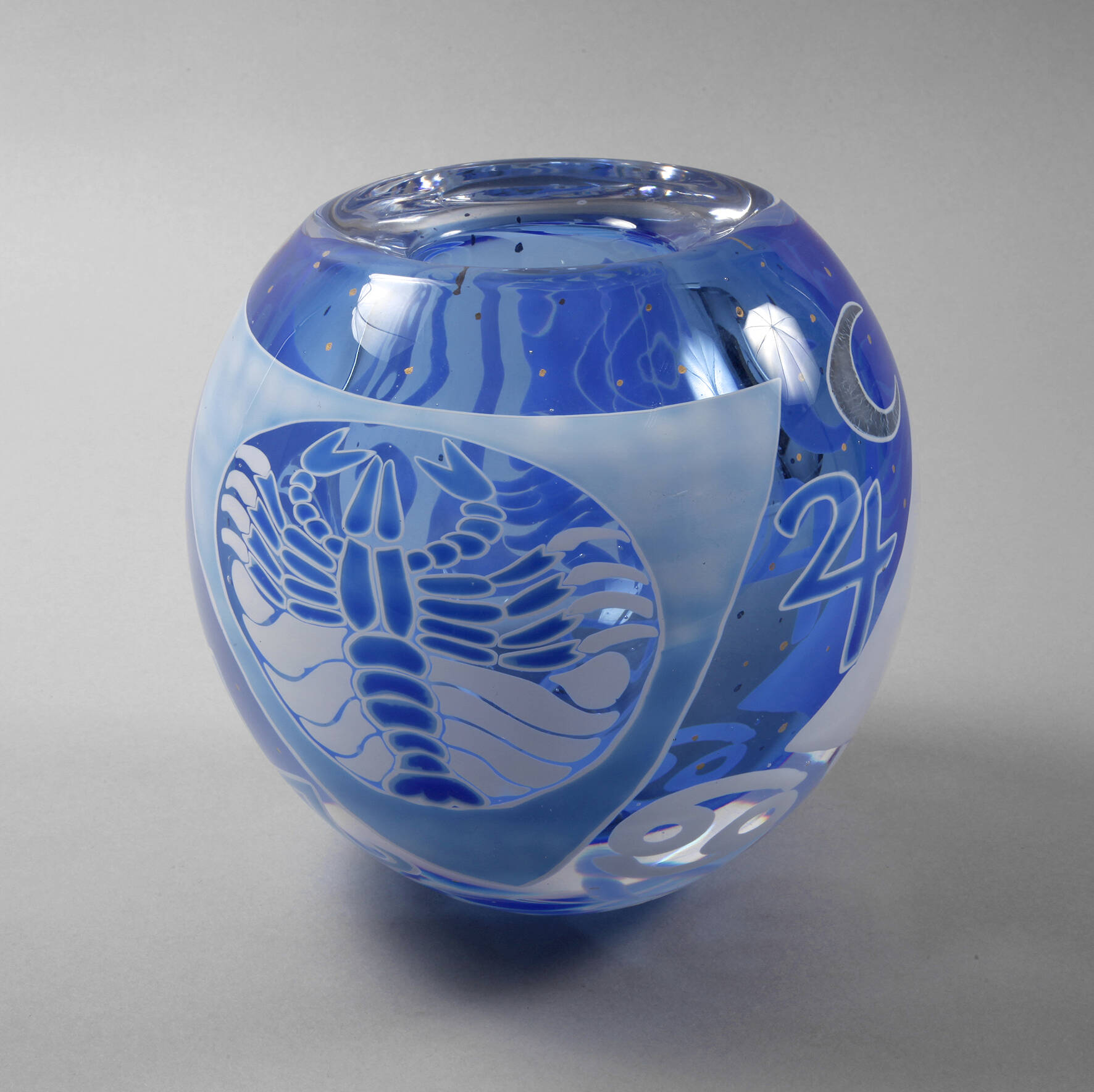 Sternzeichenvase Studio Glashyttan i Åhus