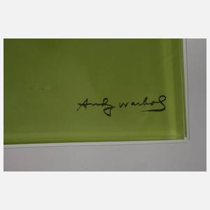 Designschale Andy Warhol Silberpfeil