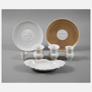 KPM Berlin Konvolut Zierporzellane