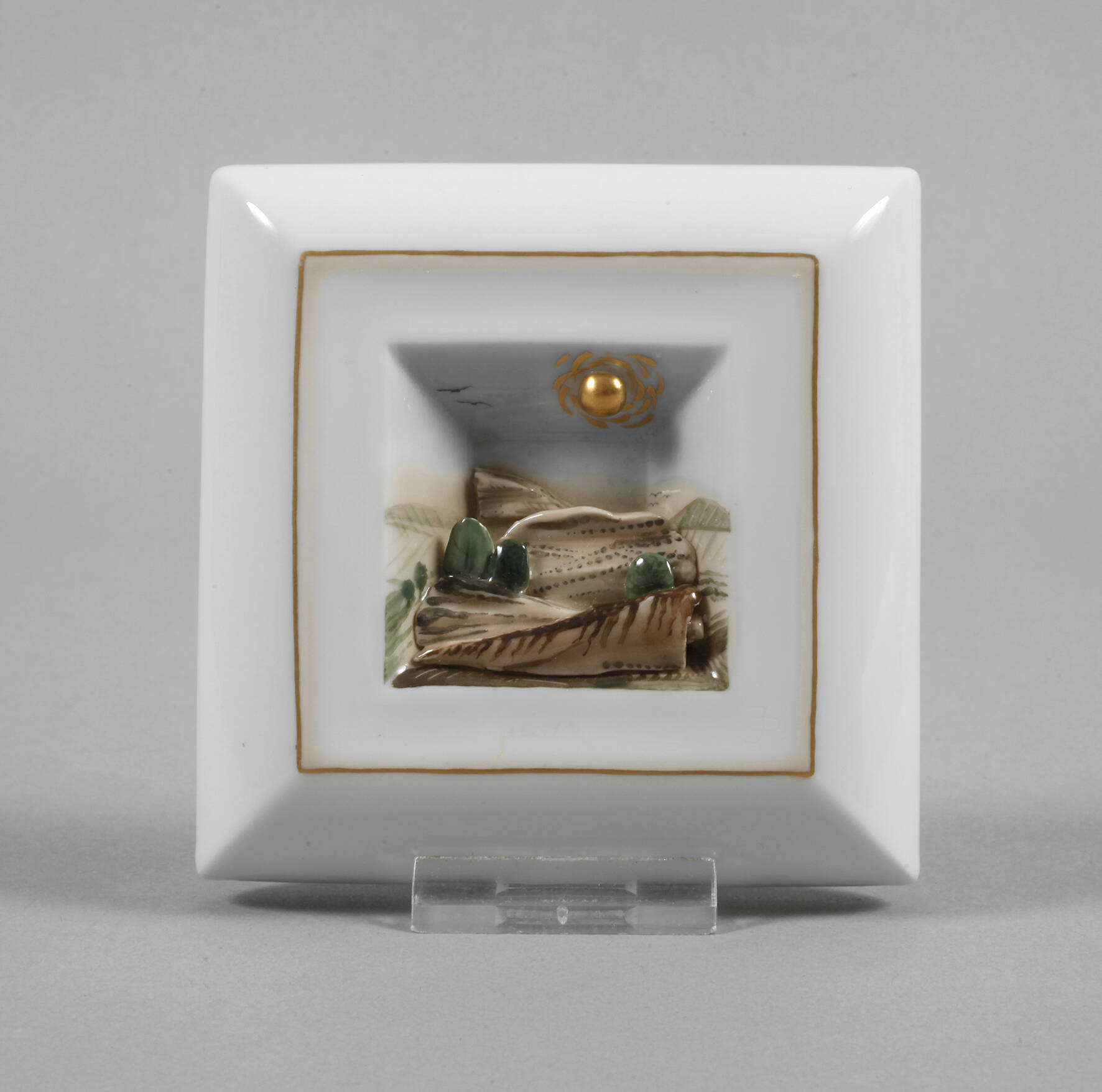 Meissen kleines Reliefbild "Erde"