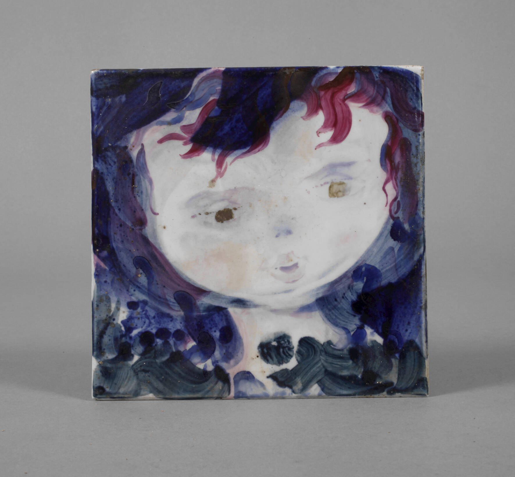 Bildplatte Mädchengesicht