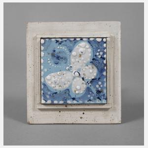 Kleine Bildplatte Schmetterling