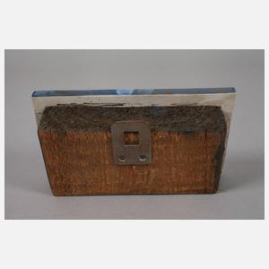 Bildplatte Winterlandschaft mit Haus