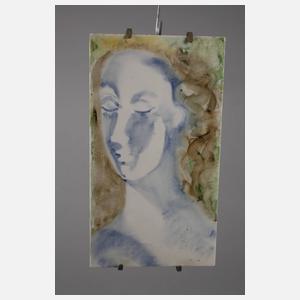 Bildplatte Träumende Frau