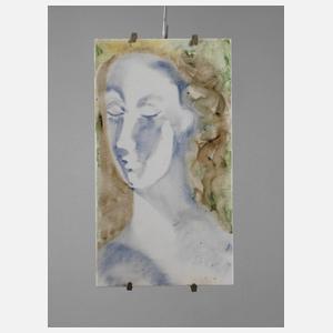 Bildplatte Träumende Frau