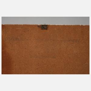 Bildplatte Mädchen im ovalen Spiegel