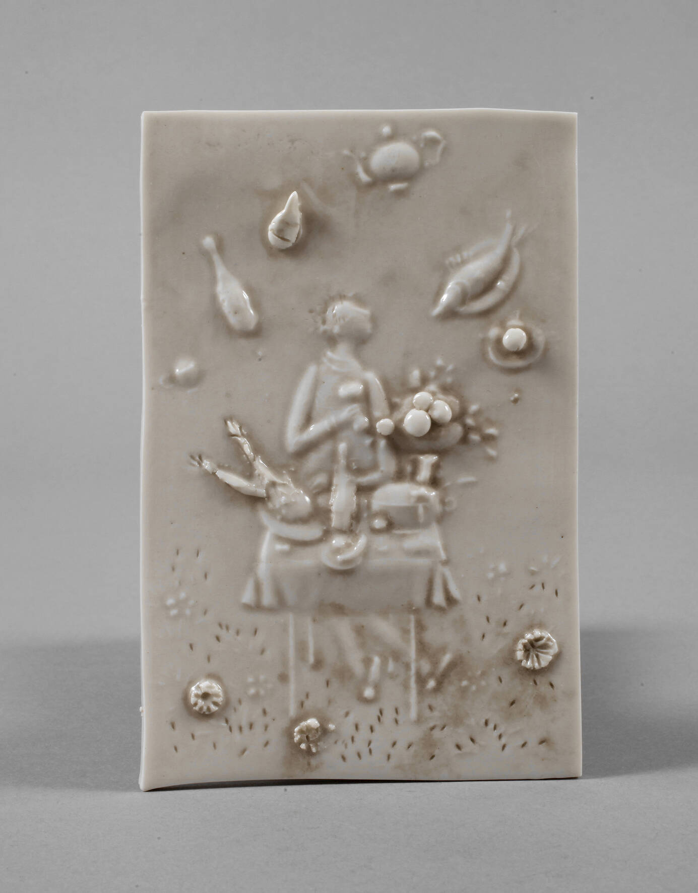 Kleines Reliefbild "Tischlein deck dich"