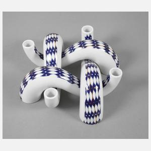 Rosenthal vier Kerzenhalter "Wave"