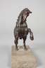 Bronzeplastik Steigendes Pferd