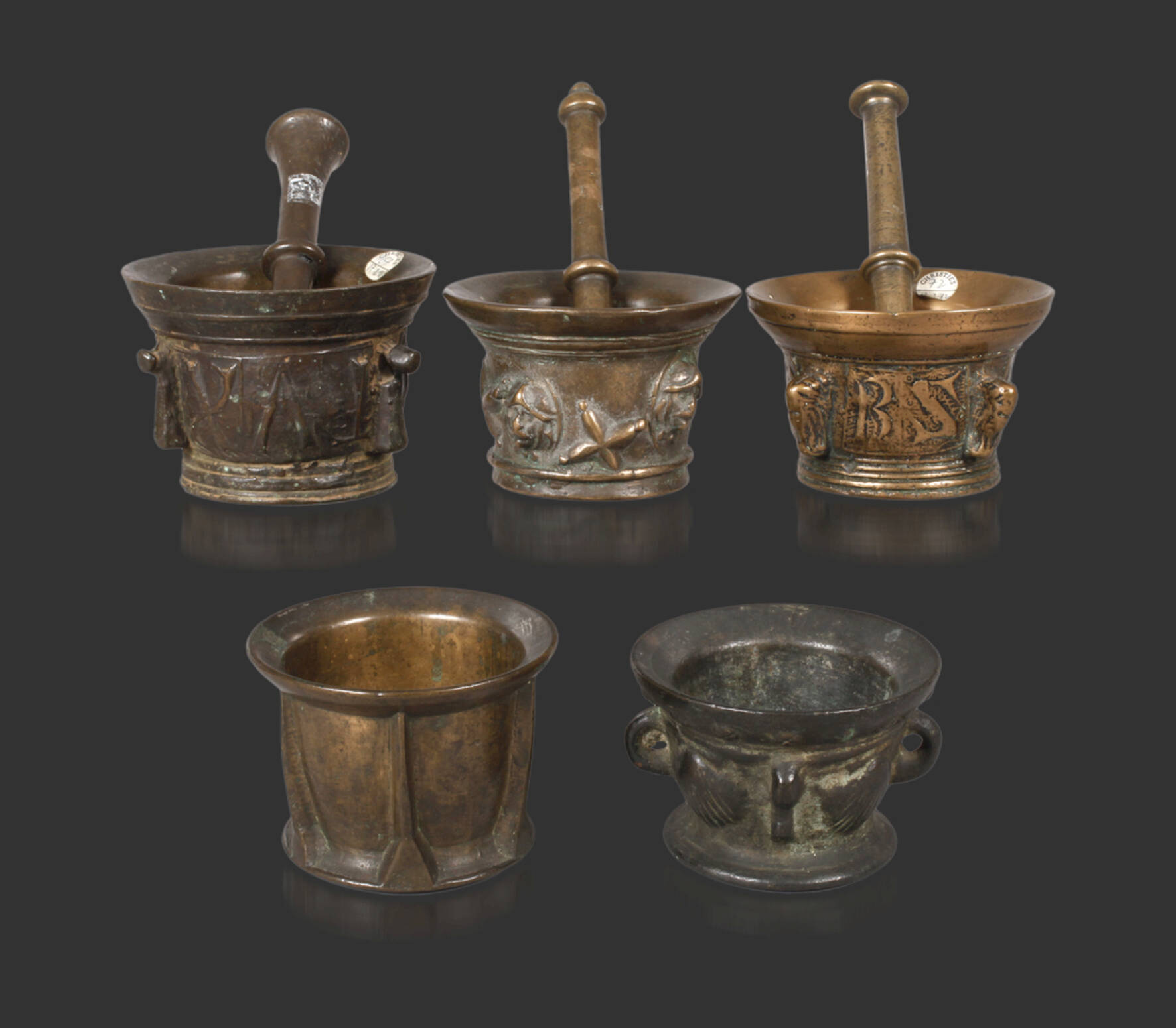 Konvolut historische Mörser