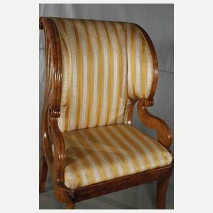 Imposanter Ohrensessel Biedermeier