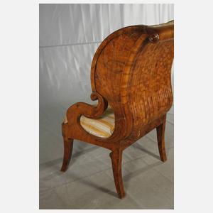 Imposanter Ohrensessel Biedermeier