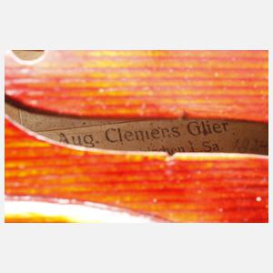 Violine Aug. Clemens Glier