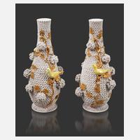 Meissen Paar Schneeballvasen111