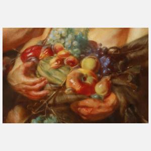 Meissen Bildplatte "Dianas Heimkehr von der Jagd"