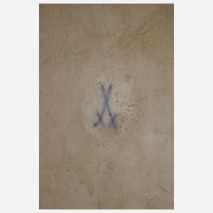 Meissen Bildplatte "Dianas Heimkehr von der Jagd"