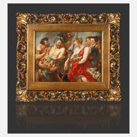 Meissen Bildplatte "Dianas Heimkehr von der Jagd"111