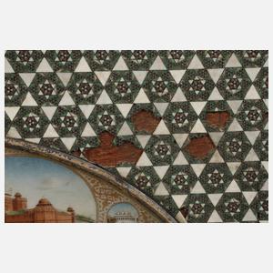 Rahmen mit indo-persischer Miniaturmalerei