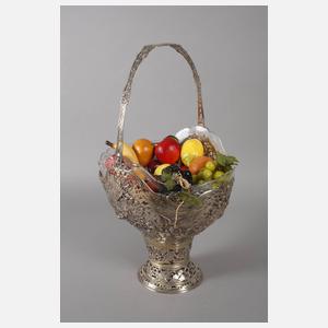 Übergroße Silberjardiniere