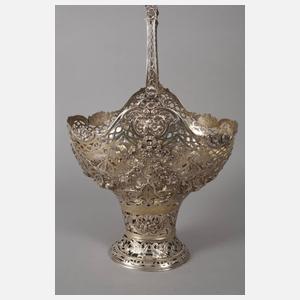 Übergroße Silberjardiniere