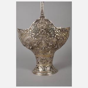 Übergroße Silberjardiniere