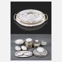 Meissen umfangreiches Speiseservice "Bügelmuster"111