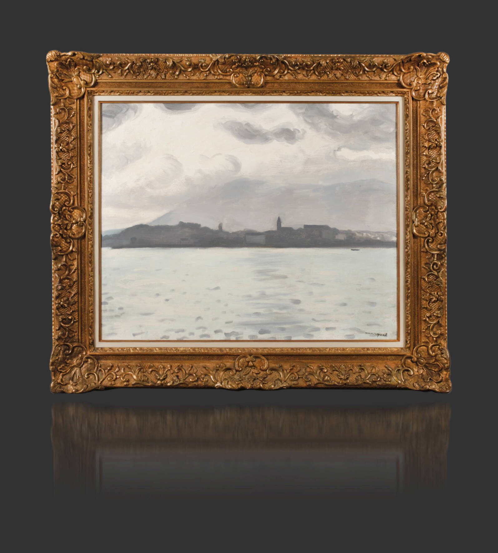 Albert Marquet, "Fontarabie, temps gris"