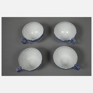 Meissen Kaffeeservice "Blaue Rispe"