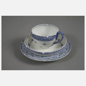Meissen Kaffeeservice "Blaue Rispe"