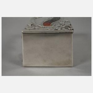 Große Silberschatulle Karl Fabergé