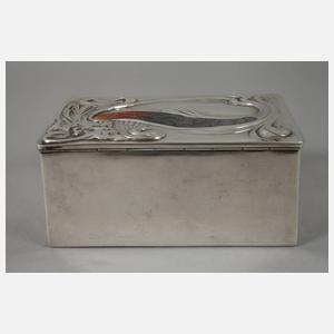 Große Silberschatulle Karl Fabergé