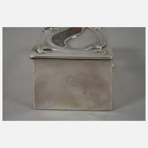 Große Silberschatulle Karl Fabergé