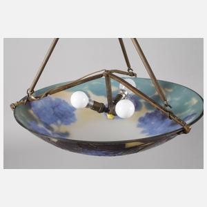 Deckenschale Émile Gallé, "Hortensie"