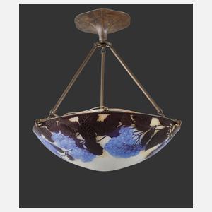 Deckenschale Émile Gallé, "Hortensie"