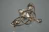 Jugendstilbrosche mit Diamantbesatz