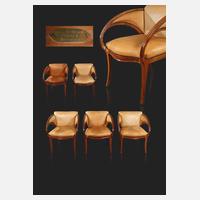 Sechs Sessel Antonio Gaudi & Juan Busquets111