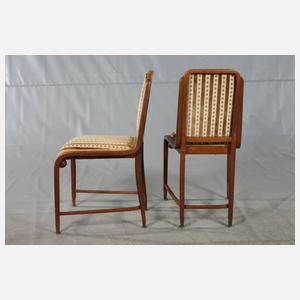 Paar Stühle Josef Hoffmann, Nr. 725