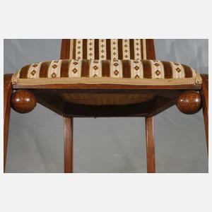 Paar Stühle Josef Hoffmann, Nr. 725