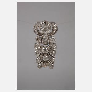 Paar prachtvolle Diamantohrhänger