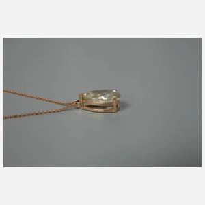 Anhänger mit Diamanttropfen von 2,55 ct