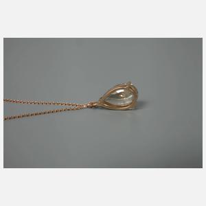 Anhänger mit Diamanttropfen von 2,55 ct